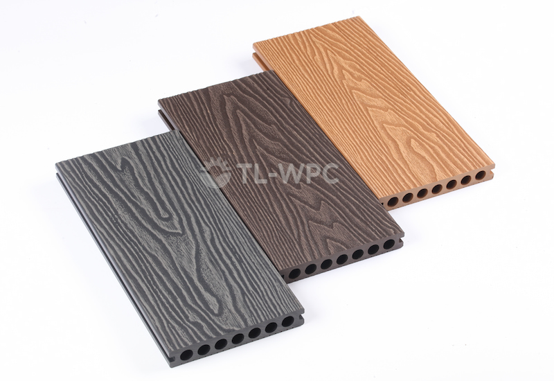 round holes 3d embossed wpc deck round holes 3d embossed wpc deck