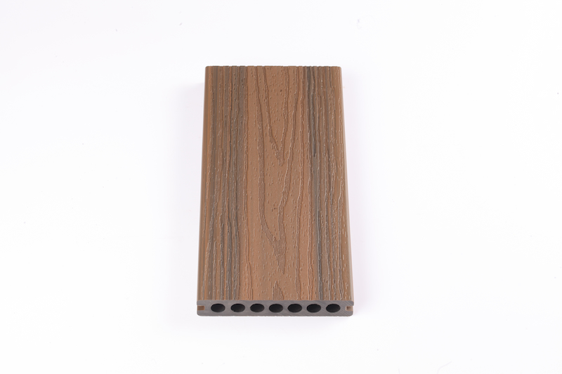 Dual-color co-extrusion wpc decking
